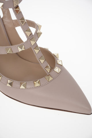 GARAVANI Leather ROCKSTUD Pumps 11 cm