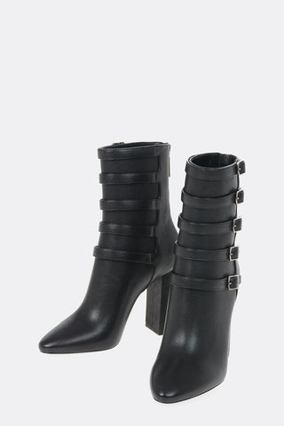 Leather LOU Calf Length Boots 10cm