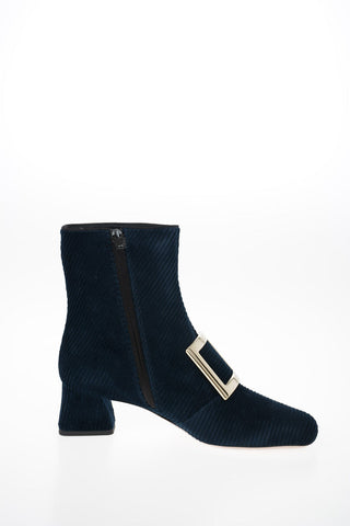 Corduroy TRES VIVIER Booties 5cm