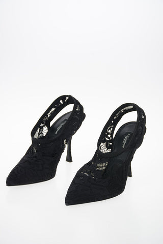 Slingbacks in Pizzo 10cm