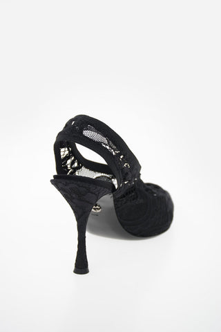Slingbacks in Pizzo 10cm