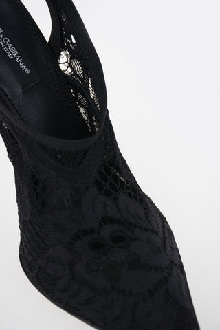 Slingbacks in Pizzo 10cm