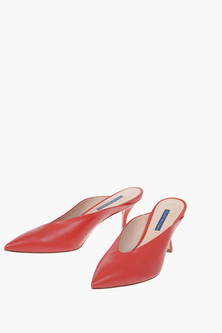 Leather LULAH Mules 8cm