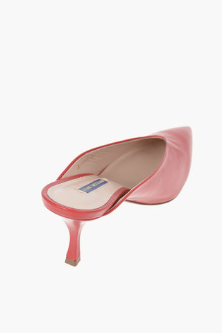 Leather LULAH Mules 8cm
