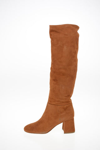 Suede Pull On Boots 7cm
