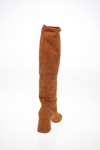 Suede Pull On Boots 7cm