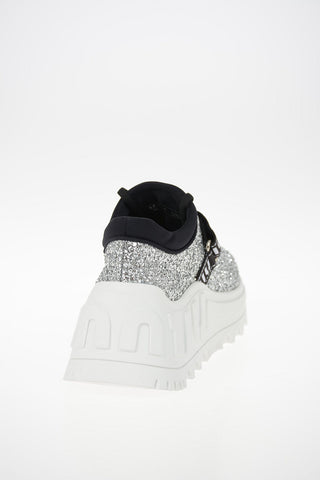 Glittery Platform Sneakers