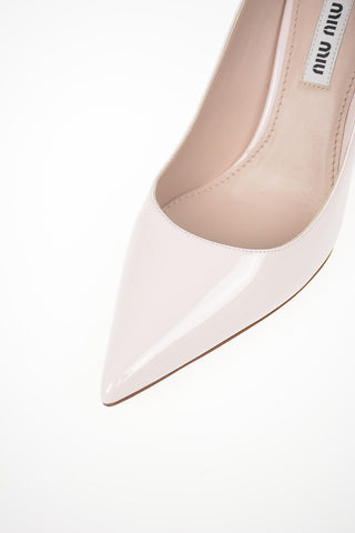 Patent Leather Pumps with Jewel Detail 7.5cm