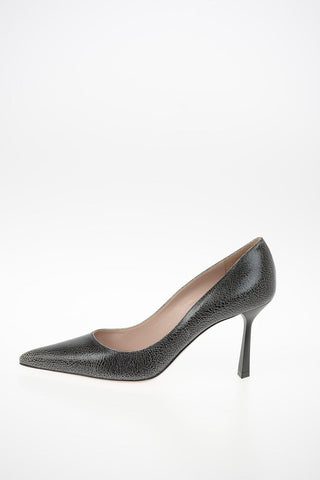 Pumps in Pelle Cracked 8.5cm