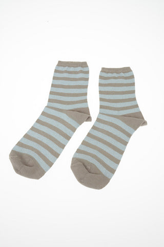 bengal striped and two-tone flax Socks