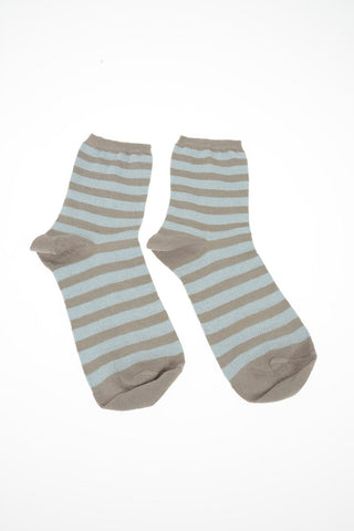 bengal striped and two-tone flax Socks
