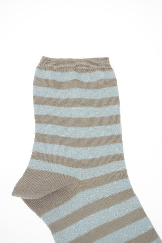 bengal striped and two-tone flax Socks