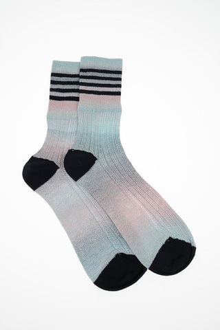 Ribbed Lurex Socks