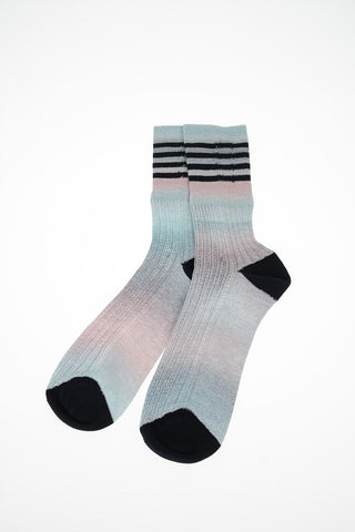Ribbed Lurex Socks