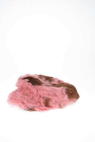 Shearling Newsboy Hat