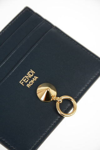 Two-Tone Leather Card Holder