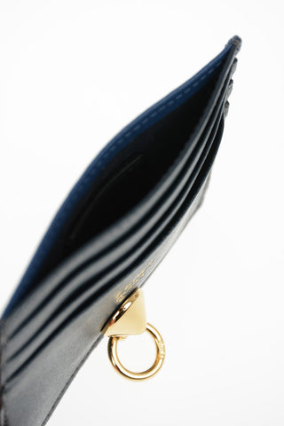 Two-Tone Leather Card Holder
