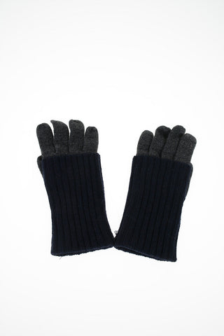 two-tone wool Gloves