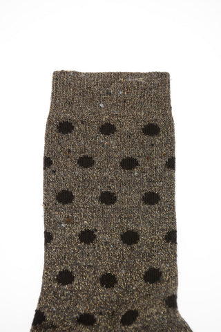 polka dots cotton blend socks
