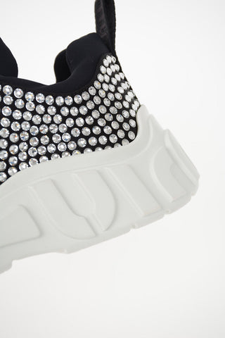 Sneakers con Applicazioni Gioiello