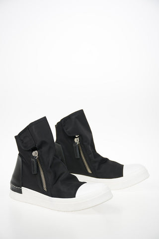 High Top Sneakers SKIN with Side Zip Closure