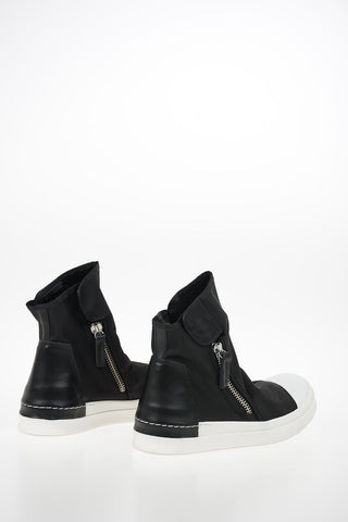 High Top Sneakers SKIN with Side Zip Closure