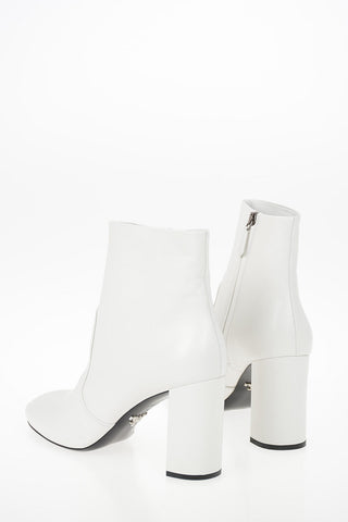 Leather Booties 8.5cm