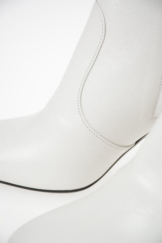 Leather Booties 8.5cm