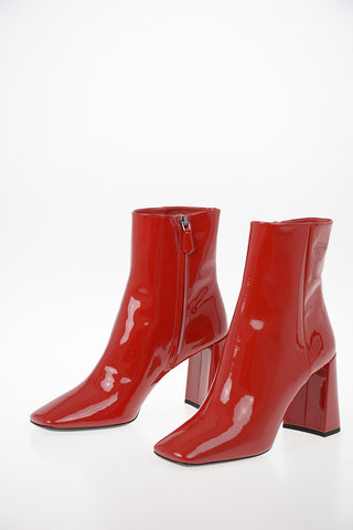 Patent Leather Booties 8.5cm