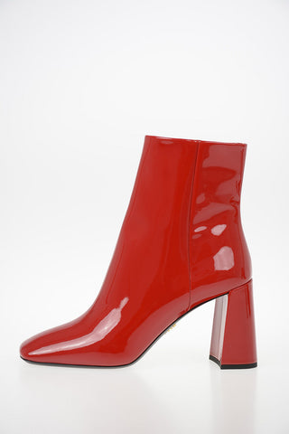 Patent Leather Booties 8.5cm