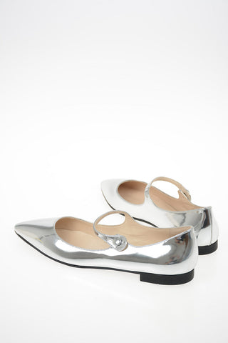Ballerine in Pelle Metal