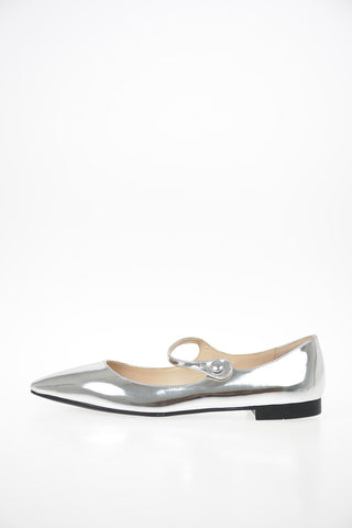 Ballerine in Pelle Metal