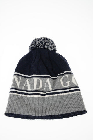 Wool POM TOQUE Beanie Logo Print