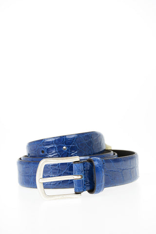 30mm Crocodile Leather Belt