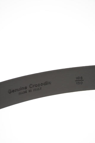 30mm Crocodile Leather Belt