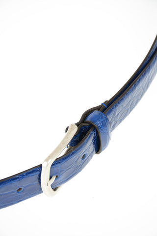 30mm Crocodile Leather Belt