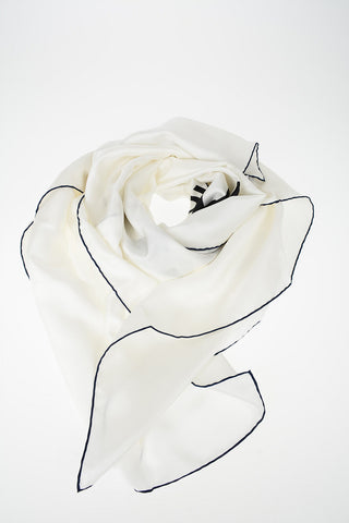 Silk Scarf with Logo