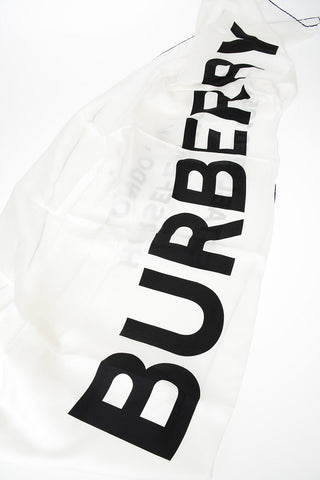 Silk Scarf with Logo