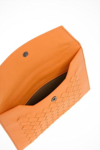 Three Pieces Set Leather Pochette