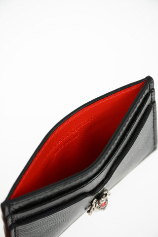 Leather Card Holder with Logo