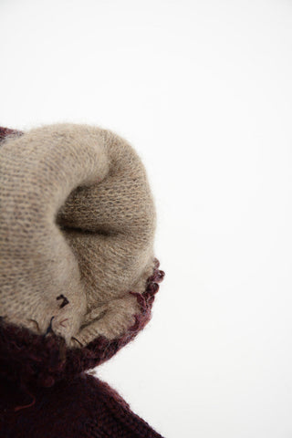 cashmere and leather Gloves