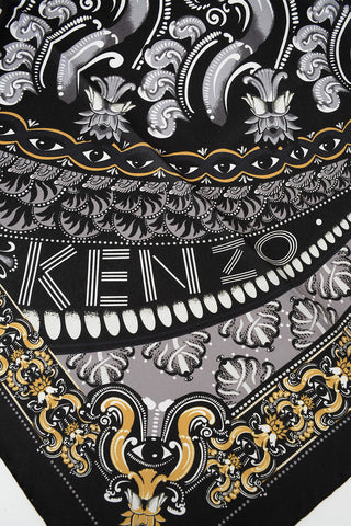90x90cm Silk Print Foulard