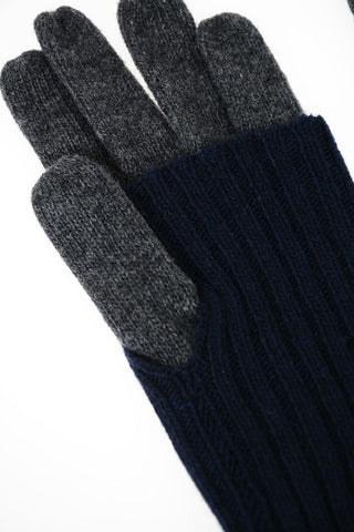 two-tone wool Glovers