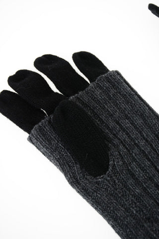 two-tone wool Glovers