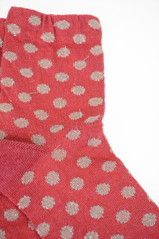 Flax Blend polka dots Socks