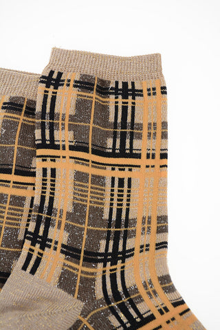 plaid Check Socks