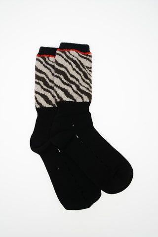 Calzini stampa zebra