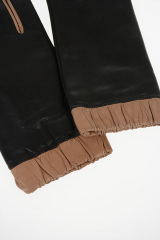leather gloves