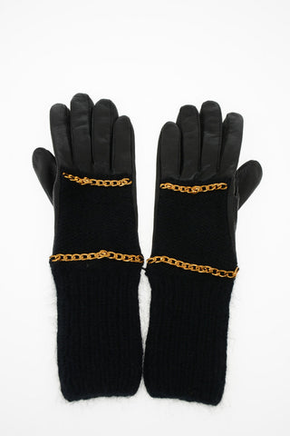 leather gloves