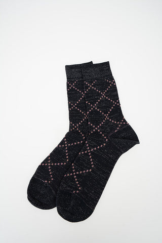 Calzini argyle Glitter